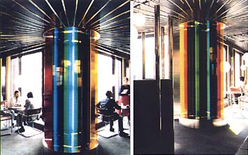 Ambientación Cromática para la sede de la Unión des Banques Suisses. Zurich, Suiza 1975-1979 